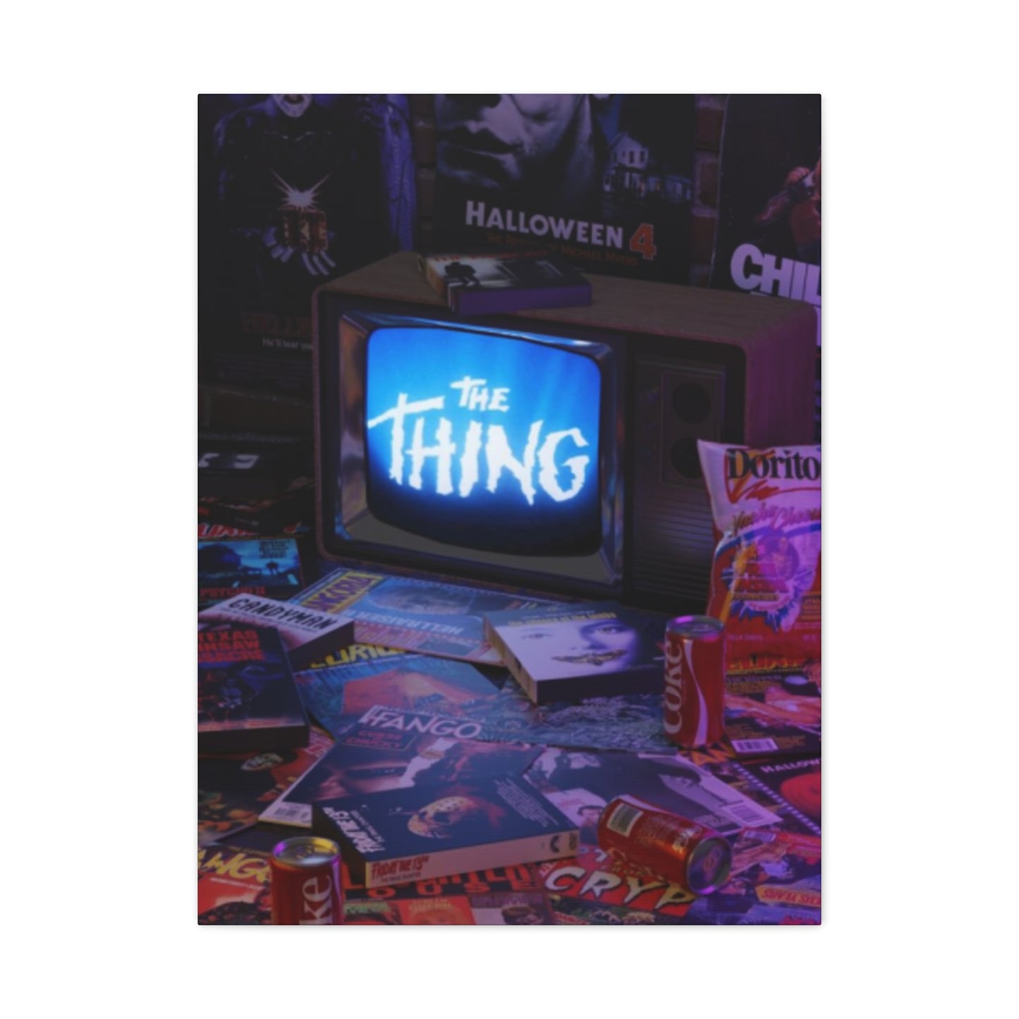 The Thing Horror Movie Poster Wall Art & Canvas Prints