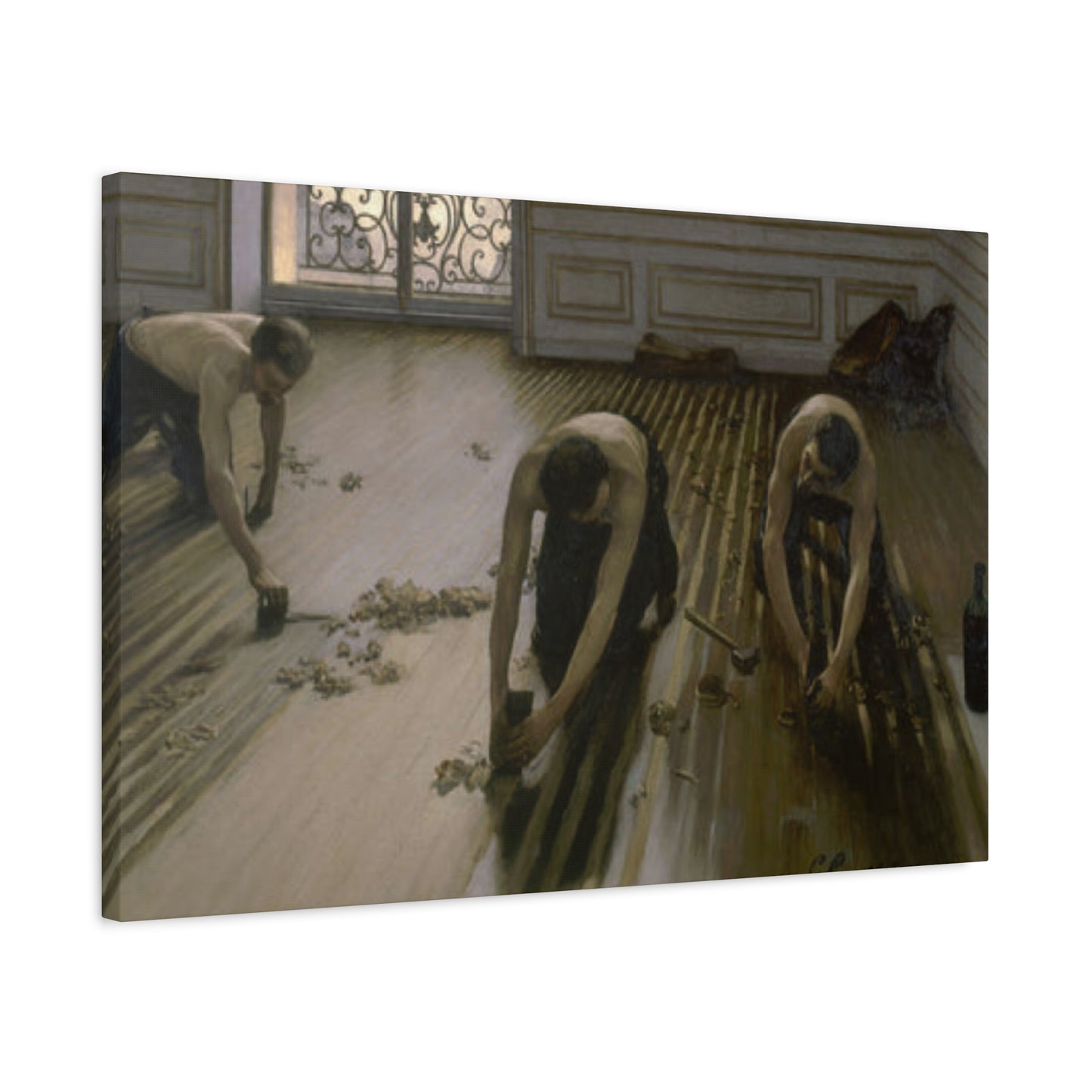 Gustav Men Working Painting Wall Art & Canvas Prints