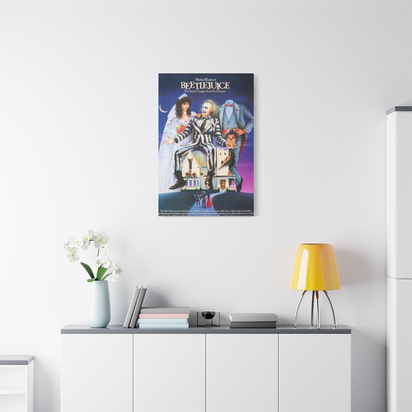 Beetlejuise Horror Movie Poster Wall Art & Canvas Prints