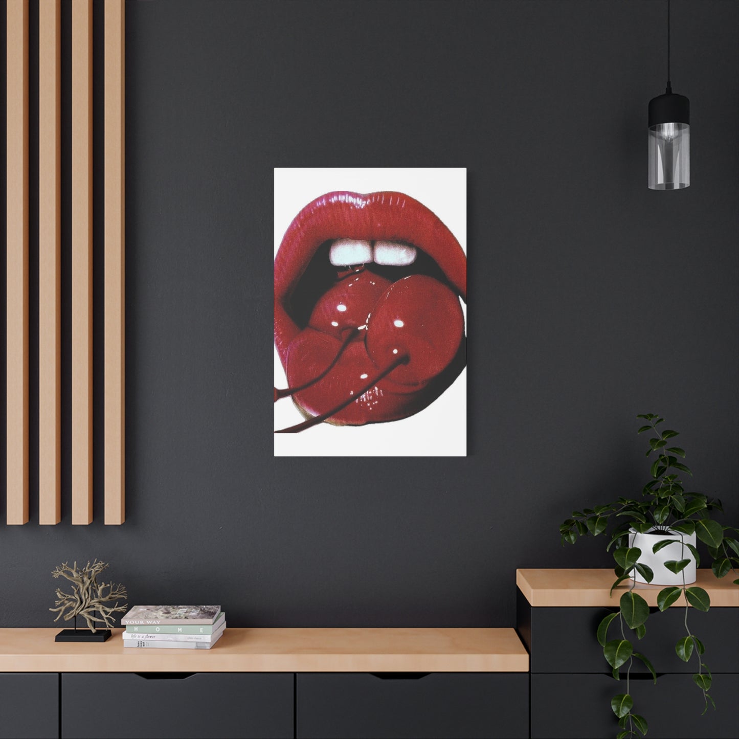 Cherry Lips Wall Art & Canvas Prints