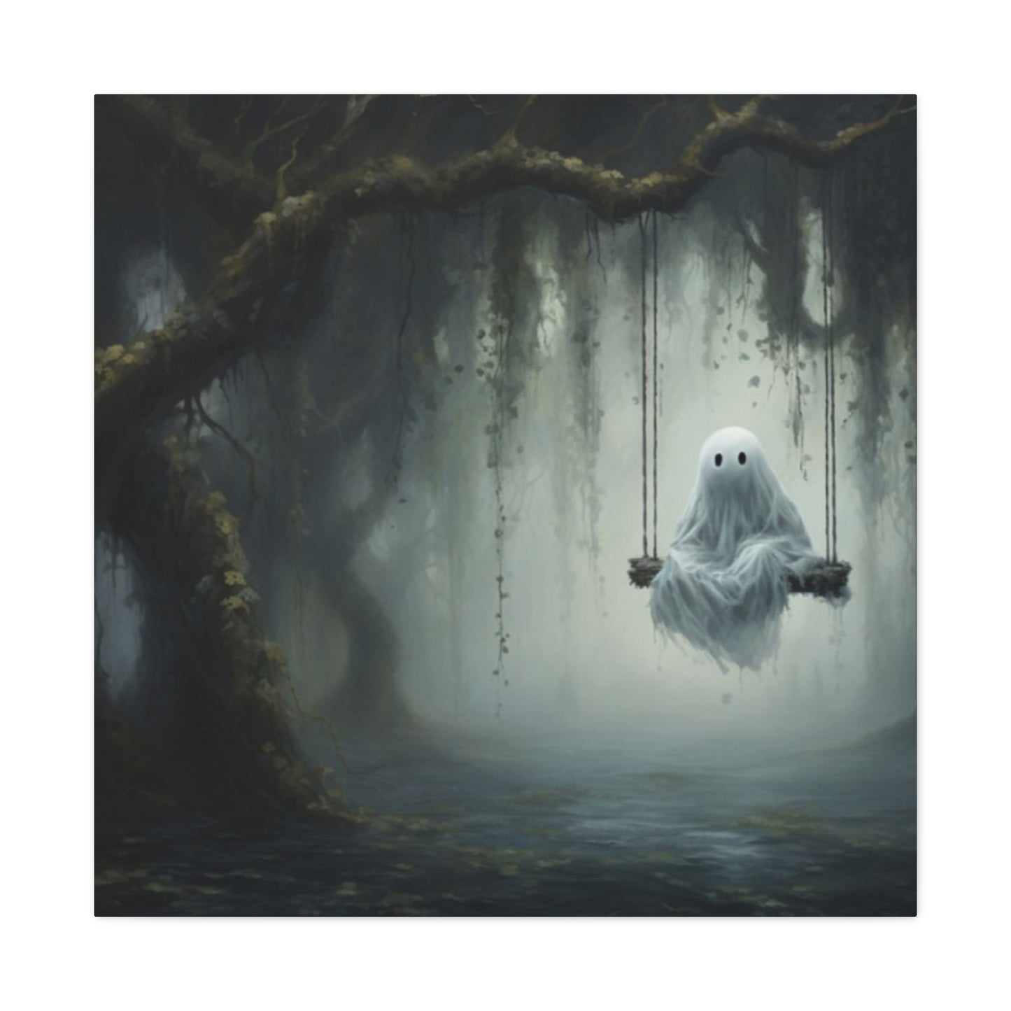 Swinging Ghost Wall Art & Canvas Prints