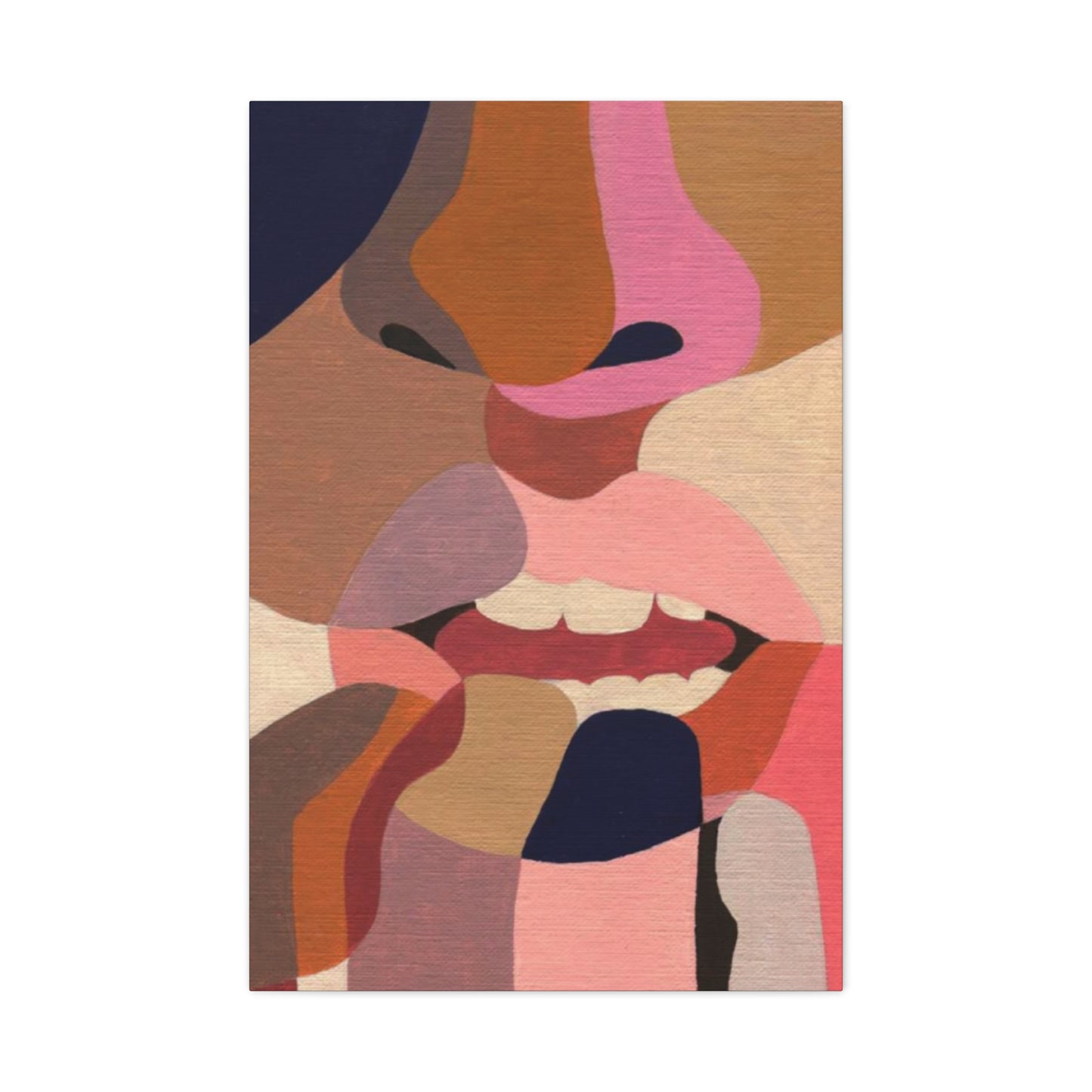 Lips Abstract Painting Wall Art & Canvas Prints